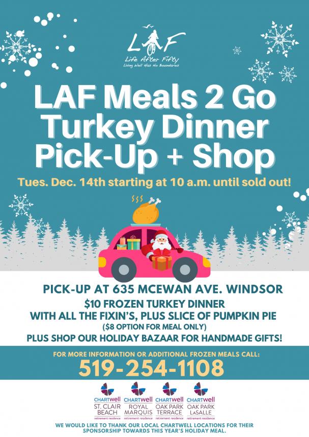 LAF Meals 2 Go Turkey Dinner Pick-Up